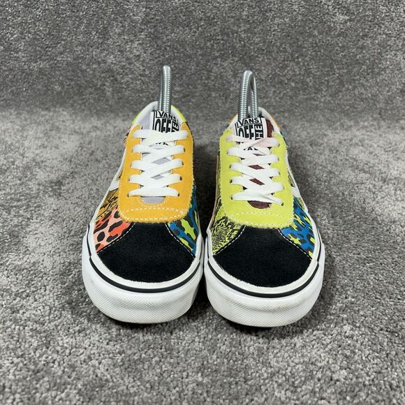 Vans Era Patch Work Women’s Size 7 Leopard Snake Print Skate Shoes Used - Picture 4 of 11